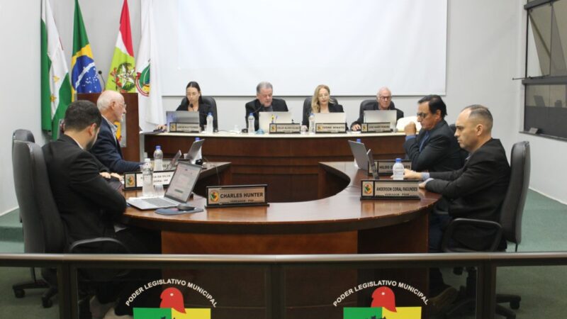 Câmara de Forquilhinha aprova projetos, requerimento e indicações na 5ª Sessão Ordinária