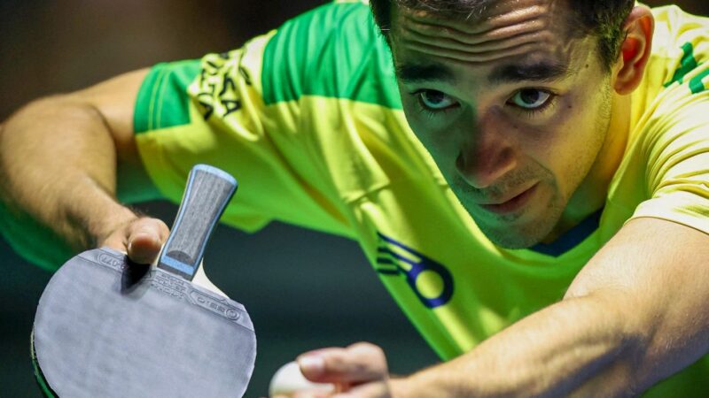 Calderano derrota anfitrião em estreia no WTT Champions, na China