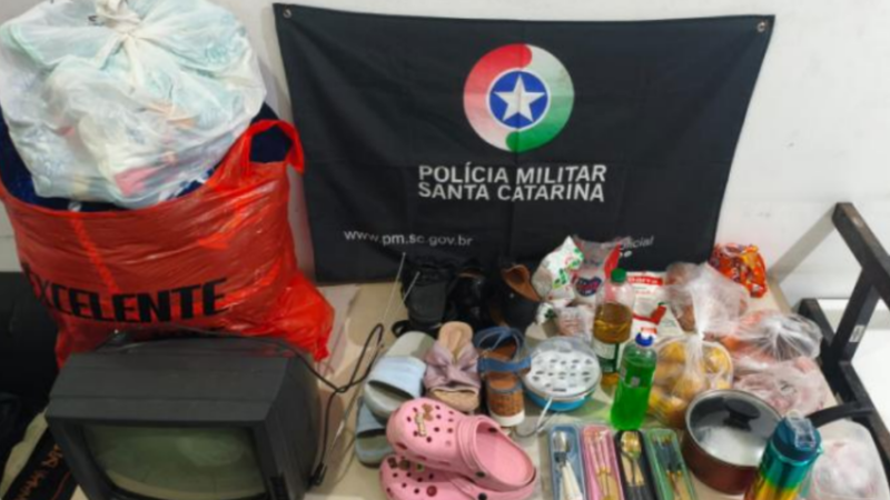 Dupla é presa em flagrante por furto a residência no Centro de Balneário Arroio do Silva