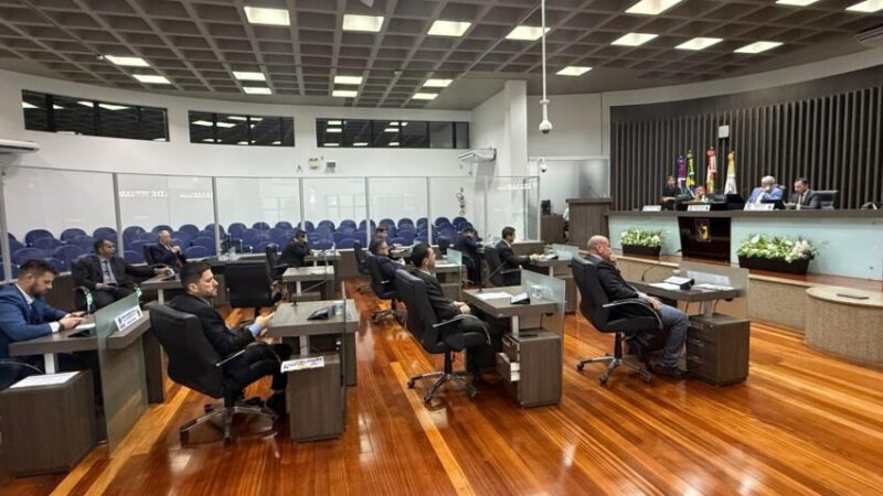 Projetos sobre segurança nas escolas, doação de sangue e melhorias em bairros marcam sessão da Câmara de Araranguá