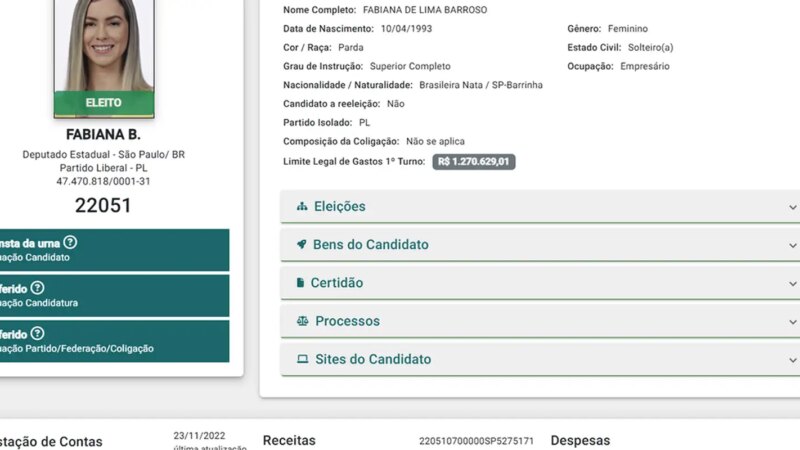 Deputada que fez blackface em SP declarou-se parda à Justiça Eleitoral