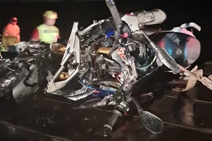 Colisão frontal deixa motociclista gravemente ferido em Maracajá