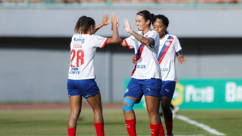 Brasileiro feminino: Bahia derrota América-MG e assume 3ª colocação