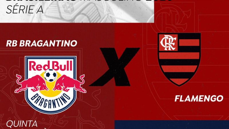 Rádio Nacional transmite, na quinta, RB Bragantino x Flamengo