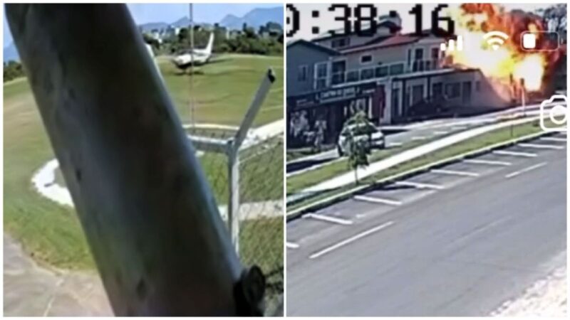 VÍDEO: avião que caiu no RS havia feito parada para abastecimento em Forquilhinha