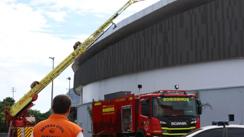Incêndio no Velódromo do Rio é controlado; pista não teve impacto