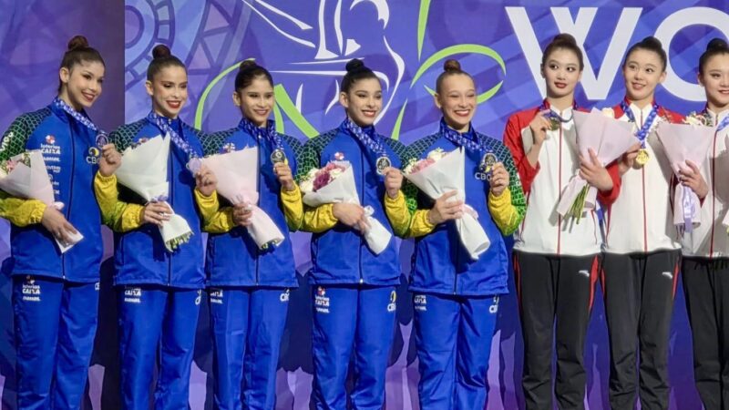 Brasil garante duas medalhas na Copa do Mundo de Ginástica Rítmica