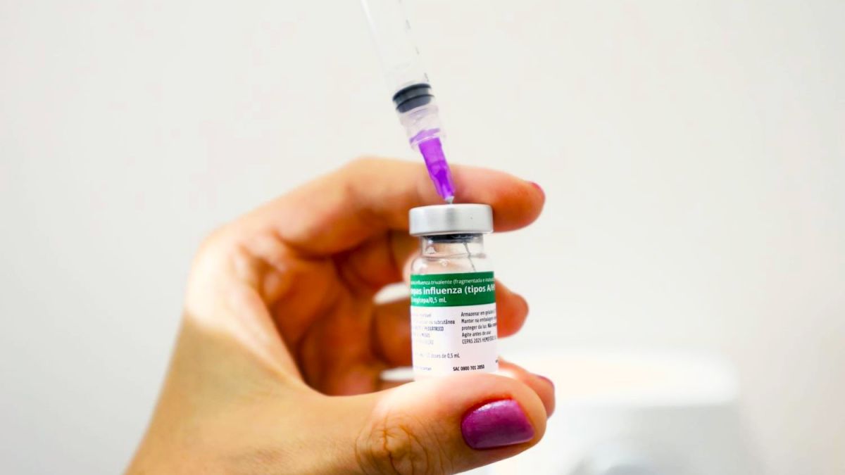 Vacinação contra a Influenza: campanha segue com mais de um milhão de doses distribuídas
