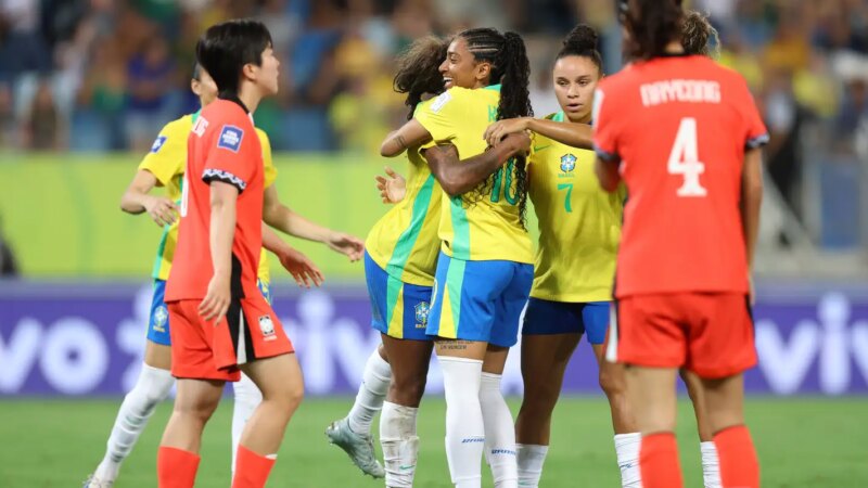 Brasil deslancha com Kerolin e goleia Coreia do Sul pelo Fifa Series
