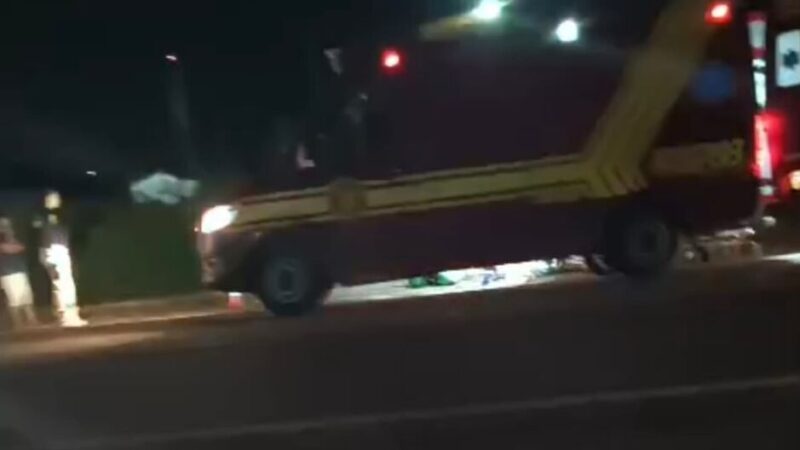 Pedestre morre após ser atropelado por carreta na BR-262, em Campo Grande