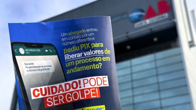 Campanha busca conscientização contra golpes envolvendo falsamente o nome de advogados