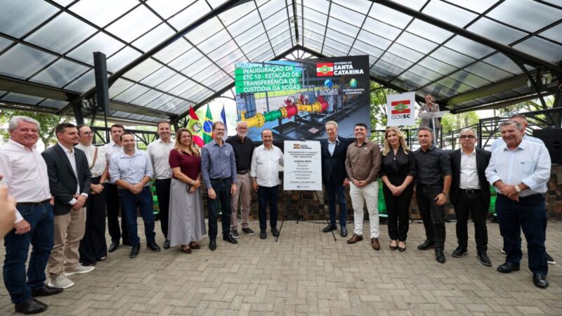 Governo do Estado inaugura maior estação de transferência de custódia de gás natural de SC – Siderópolis Notícias