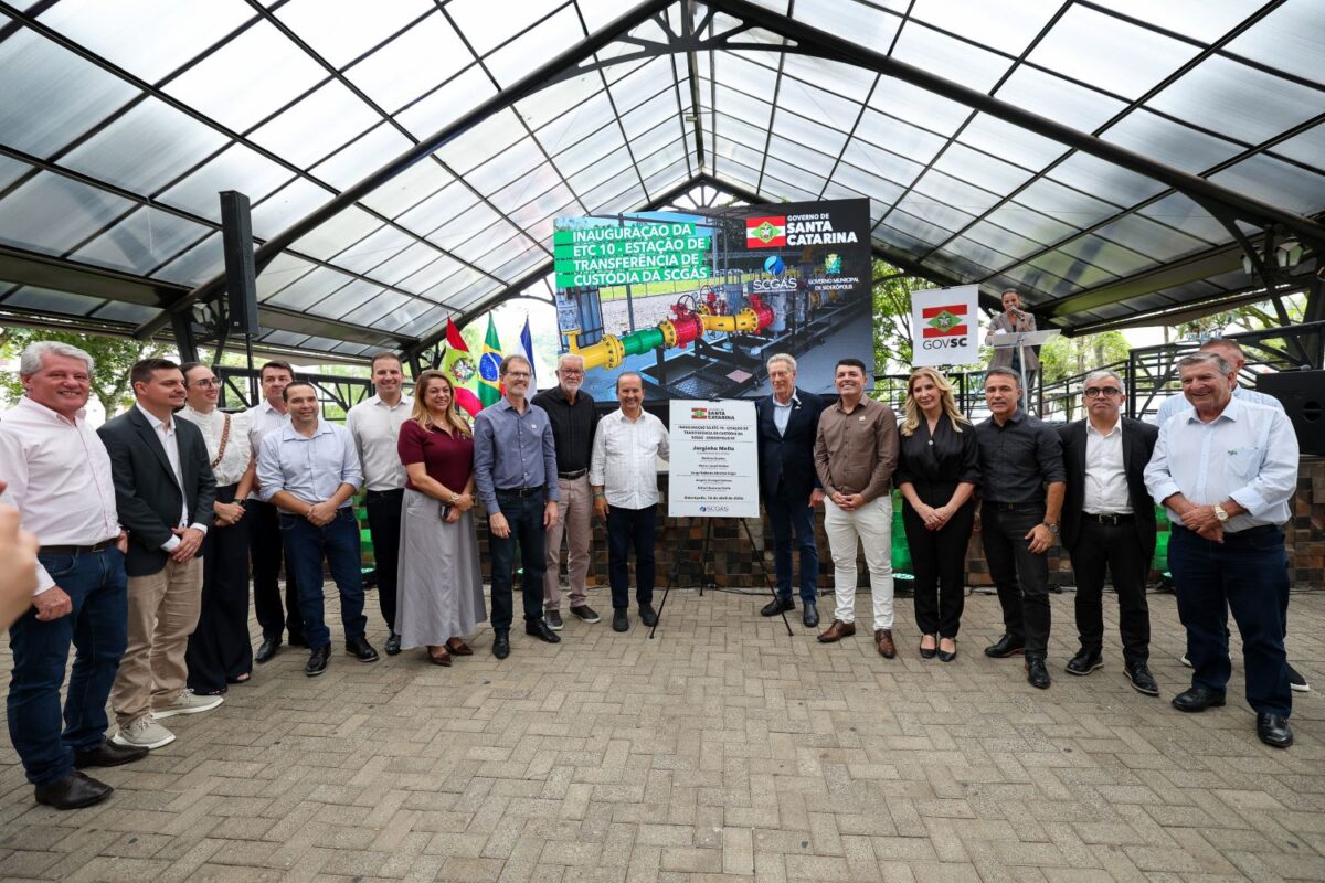 Governo do Estado inaugura maior estação de transferência de custódia de gás natural de SC – Siderópolis Notícias