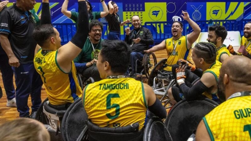 Seleção de rúgbi em cadeira de rodas conquista torneio internacional