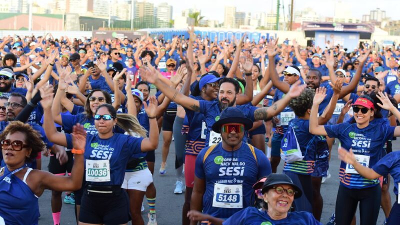 Corrida Nacional do Sesi supera 60 mil inscritos em segunda edição