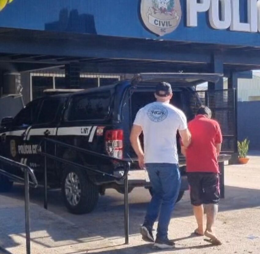 Foragido por homicídio no Paraná é preso em Balneário Gaivota após ser reconhecido por policiais de folga