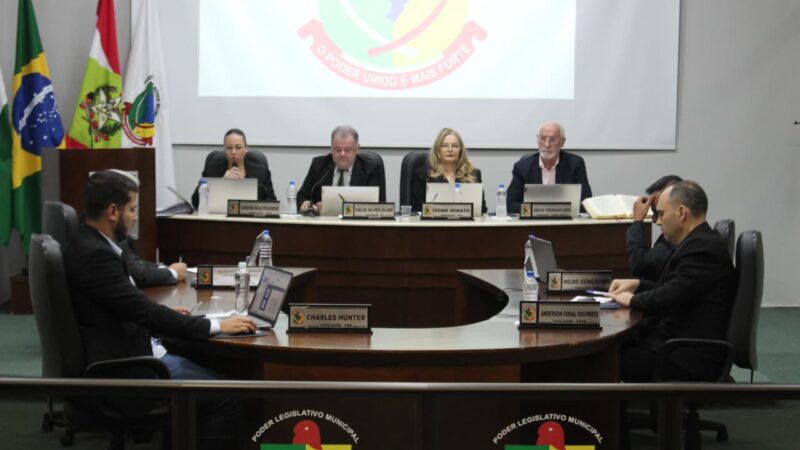 Infraestrutura, mobilidade e apoio a entidades pautam sessão da Câmara de Forquilhinha