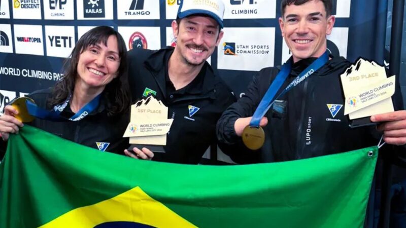 Marina Dias vence etapa da Copa do Mundo de paraescalada nos EUA