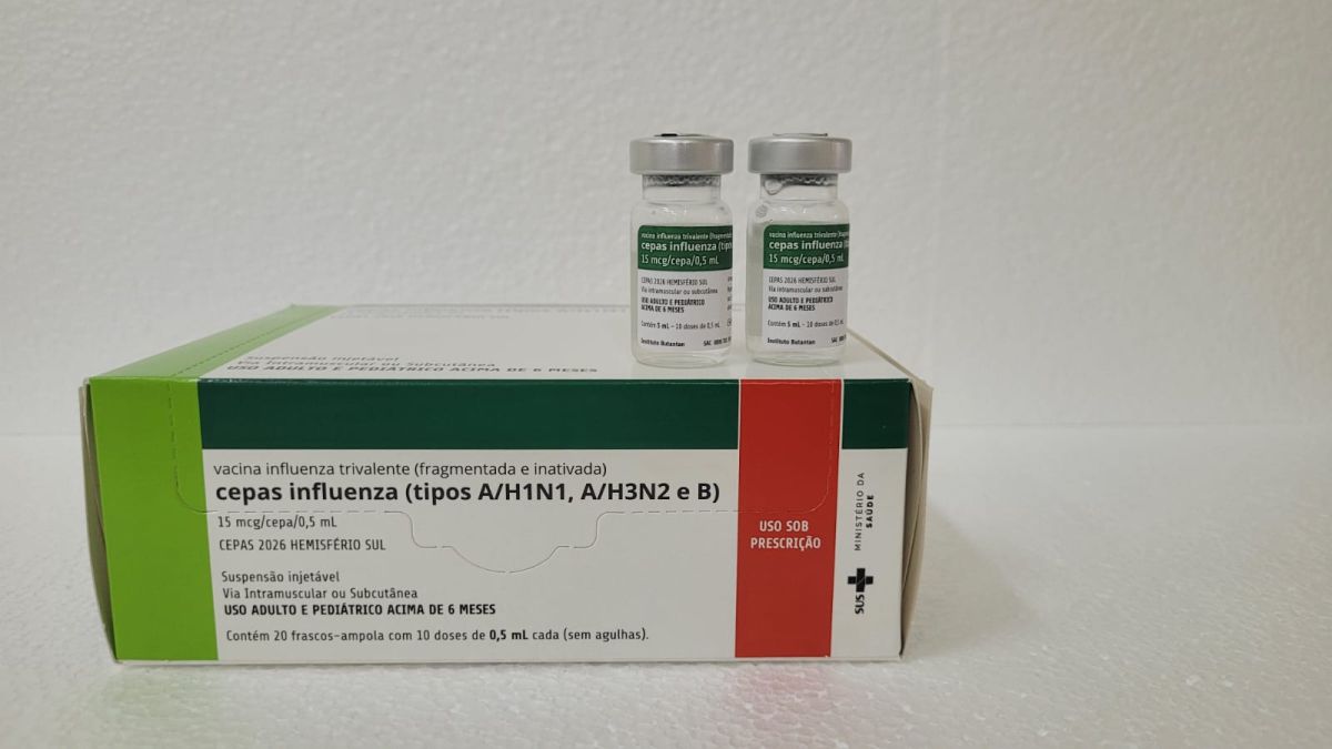 Vacinação contra a gripe está disponível para toda a população acima de 6 meses