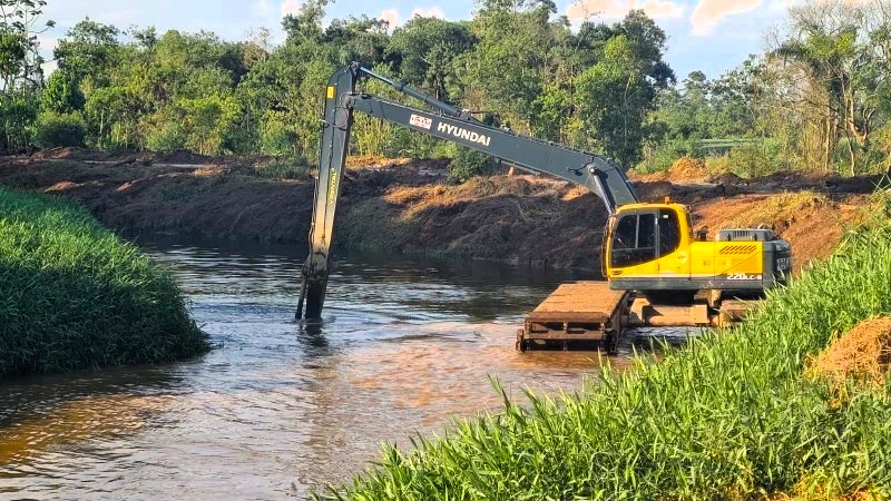 Forquilhinha inicia quarta etapa do desassoreamento do Rio Sangão