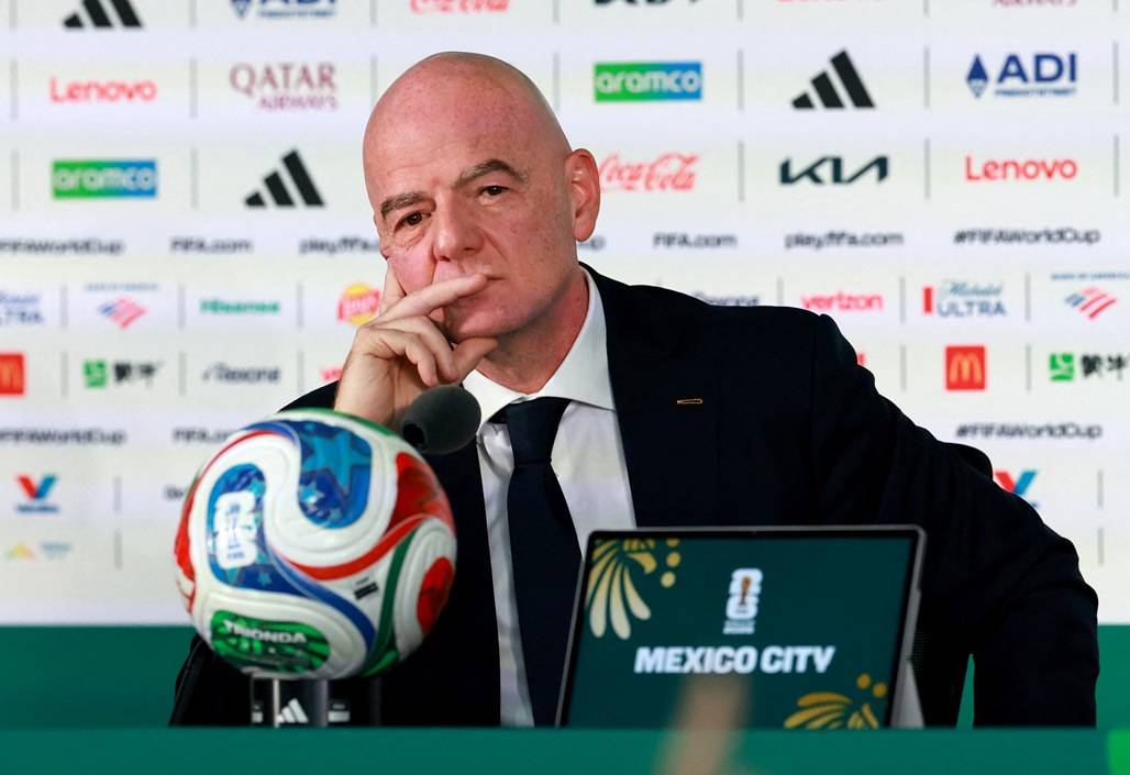 Infantino lamenta entrada negada pelos EUA a árbitro: ‘Não somos reis do mundo’
