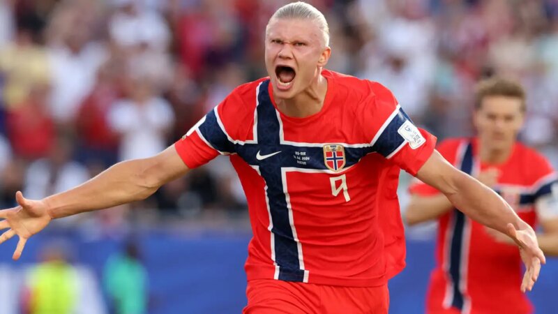 Noruega goleia Iraque em retorno à Copa; Haaland marcou dois gols