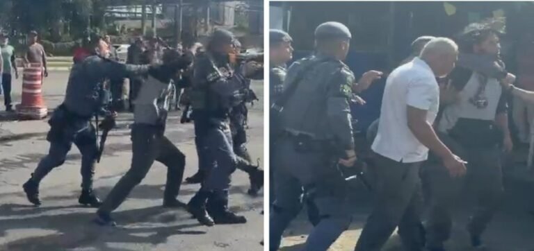 video-mostra-confronto-entre-caminhoneiros-e-policiais-durante-greve;-veja-o-que-aconteceu-–-folha-de-dourados-–-noticias-de-dourados-ms-e-regiao