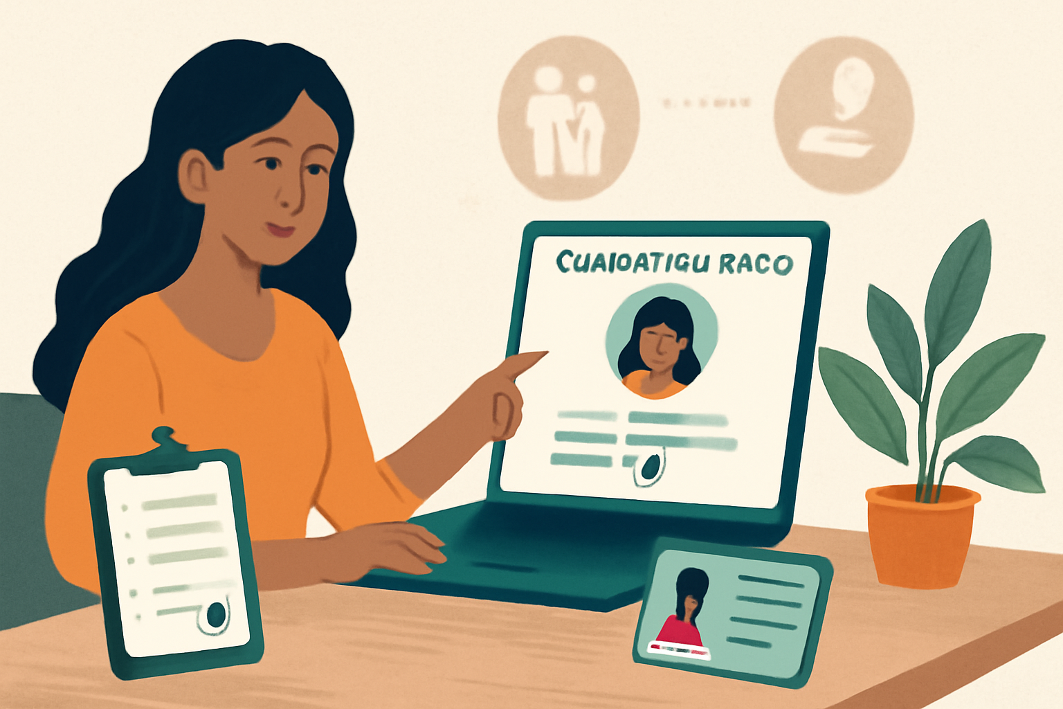 Capa horizontal 16:9 representando cadastro único atualize seus dados para acesso a benefícios sociais essenciais.