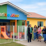 Capa 16:9 sem textos, cei maria joão araranguá reinaugurado em Araranguá, beneficiando 158 crianças no Urussanguinha.