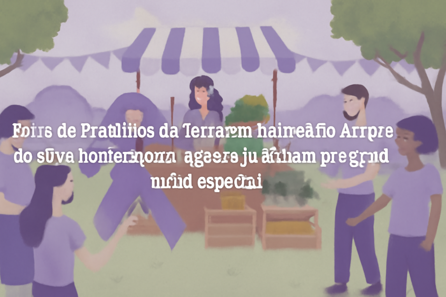 Imagem de capa da feira produtos terra balneário em Balneário Arroio do Silva, celebrando Agosto Lilás com programação especial.