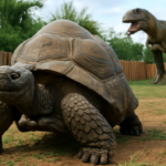 jabuti 27 anos chamado Vovô em destaque na capa, anunciando a atração do Belinzoni Dino Parque em Araranguá.