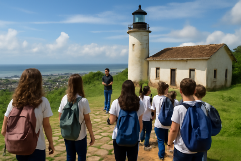 Capa 16:9 ilustrando o projeto patrimônio histórico cultural que transforma aprendizado de alunos.