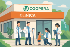 Imagem capa: clínica coopera forquilhinha inaugura atendimento em cardiologia, ortopedia, pediatria e odontologia.
